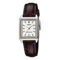 CASIO Female DRESS Japan / South Korea Fashion Quartz Brown Analog LTP-V007L-7E2