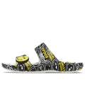 Crocs SmileyWorld x Classic Sandal 'Black White' 207207-94S