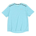 Men's Nike Solid Color Quick Dry Breathable Sports Training Short Sleeve Blue T-Shirt 892814-482