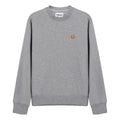 Men's KENZO SS21 Embroidered Round Neck Long Sleeves Gray FB55SW0034ML-95
