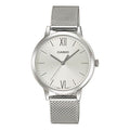 CASIO Stainless Steel Strap Quartz Waterproof White Analog LTP-E157M-7AEF
