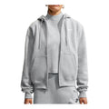 (WMNS) Nike Studio Fleece Medium Weight Hoodie 'Dark Grey Heather Sail' IR8304-063