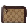 (WMNS) Gucci Luce Mini Wallet 'Beige Ebony Canvas' 790036-FADHW-9742