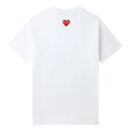 COMME des GARCONS PLAY SS25 Heart Back Emblem T-Shirt 'White' AX-T340-051-3