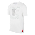Nike Dri-fit Kyrie Logo Printing Basketball Short Sleeve White CD1323-100
