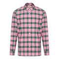 Men's Burberry Plaid Button Long Sleeves Shirt Pink 40712281