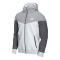 Nike Contrast Color Stitching Sports hooded Logo Jacket Gray AT5271-102