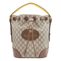 (WMNS) Gucci Neo Vintage Tiger Head Logo Drawstring handbag Large Capacity schoolbag Backpack Unisex / Brown 473875-K9RHT-8856