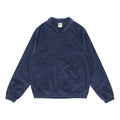 Men's Nike Stack Logo Casual Corduroy Jacket Deep Navy Blue DO2323-410