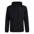 Men's Nike Logo Sports Hooded Jacket Black CU5000-010