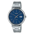 CASIO Male DRESS Japan / South Korea Fashion Sports Blue Analog MTP-E175D-2EVDF