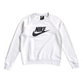 (WMNS) Nike Sportswear Logo Printing Knit Round Neck Gray White BV4113-051