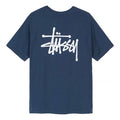 Stussy Basic Tee Classic Printing Short Sleeve Unisex Navy Blue 1904181-507