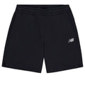(WMNS) New Balance NB Logo Cotton Short Asia Sizing 'Black' AWS42301-BK