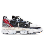 Fusion Sneaker Low Top in Black/White/Red