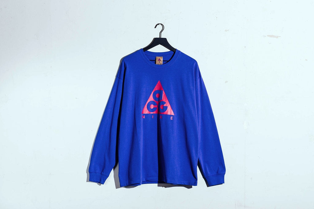 ACG Logo L/S Tee - Racer Blue/Rush Pink