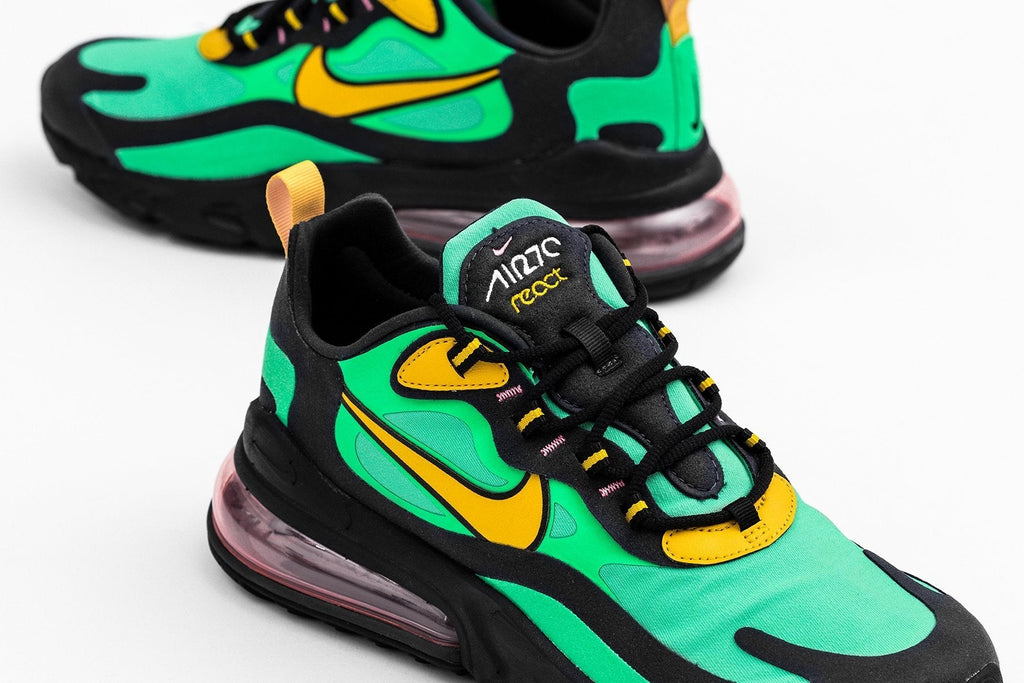 Air Max 270 React - Electro Green/Yellow Ochre/Obsidian