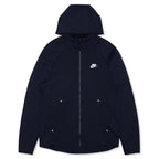 Sportswear Tech Fleece Full-Zip Hoodie - Obsidian/White