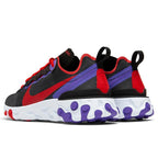 Women's React Element 55 - Black/University Red/Psychic Purple