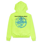 3D Crossed Off Slim Hoodie - Fluorescent Yellow