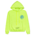 3D Crossed Off Slim Hoodie - Fluorescent Yellow
