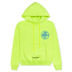 3D Crossed Off Slim Hoodie - Fluorescent Yellow