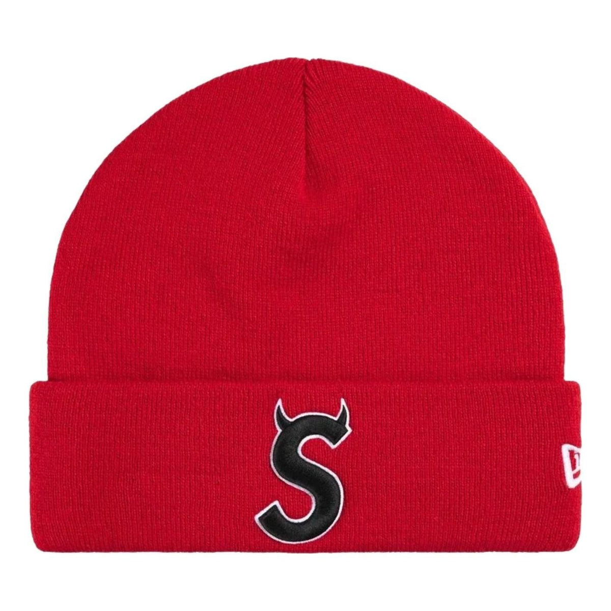 Supreme x New Era SS26 Devil S Logo Beanie 'Red' SUP-SS26-1018-RED
