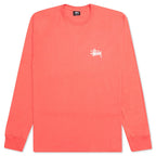 Basic L/S Tee - Pale Red