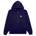 Basic Zip Hoodie - Navy