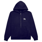 Basic Zip Hoodie - Navy