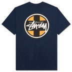 Cross Dot Tee - Navy