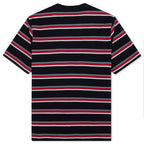 Harbour Stripe Crew - Black