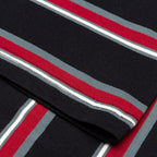Harbour Stripe Crew - Black