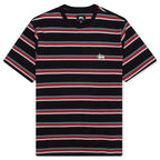 Harbour Stripe Crew - Black