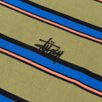 Harbour Stripe Crew - Olive