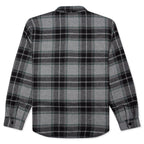 Max Plaid Quilted Shirt - Grey