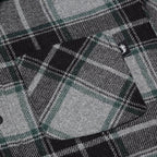 Max Plaid Quilted Shirt - Grey