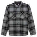 Max Plaid Quilted Shirt - Grey