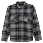 Max Plaid Quilted Shirt - Grey