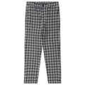 Plaid Linen Bryan Pant - Navy
