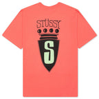 S Crest Tee - Pale Red