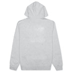 Stock Logo Applique Hoodie - Ash Heather