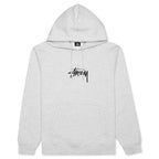 Stock Logo Applique Hoodie - Ash Heather