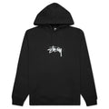 Stock Logo Applique Hoodie - Black