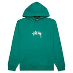 Stock Logo Applique Hoodie - Dark Green