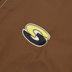 Stripe Zip Jacket - Brown
