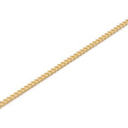Curb Bracelet M - 925 Sterling Silver/9K Gold