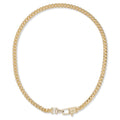 Curb Bracelet M - 925 Sterling Silver/9K Gold