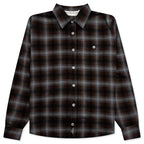 Abc. Flannel Plaid Puffer Quilted Jacket - Blue