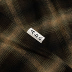 Abc. Flannel Plaid Puffer Quilted Jacket - Green